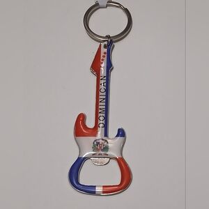Dominican Key Holder Flag Key Chain  Key Ring Dominicana Bottle Opener NEW